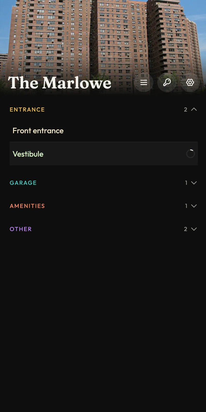 The LatchMX door-opening interface
